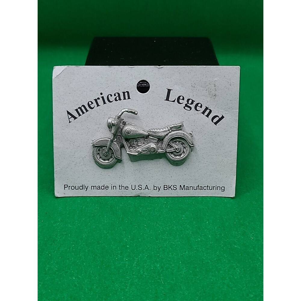 Harley Davidson Vintage Motorcycle Vest Pin  Extra Large 2"